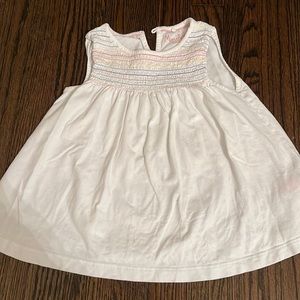 Mini Boden white swing tank top. Size 5-6.